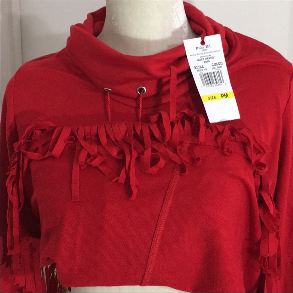 Ruby Rd. Brick Pullover Top - Picture 7 of 9